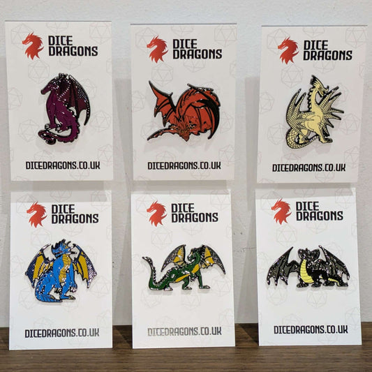 Chromatic Dragon Pins