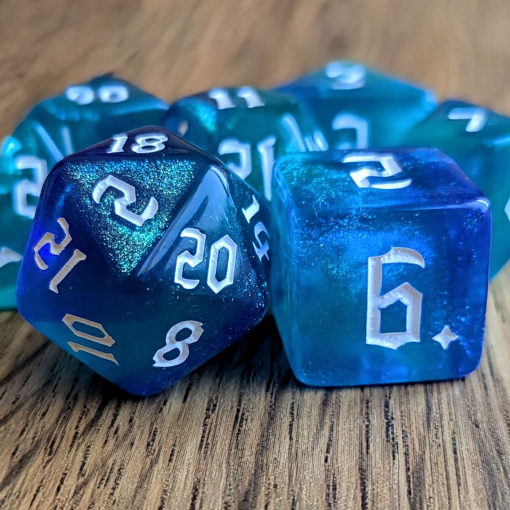 Cosmic Lapis Dice Set