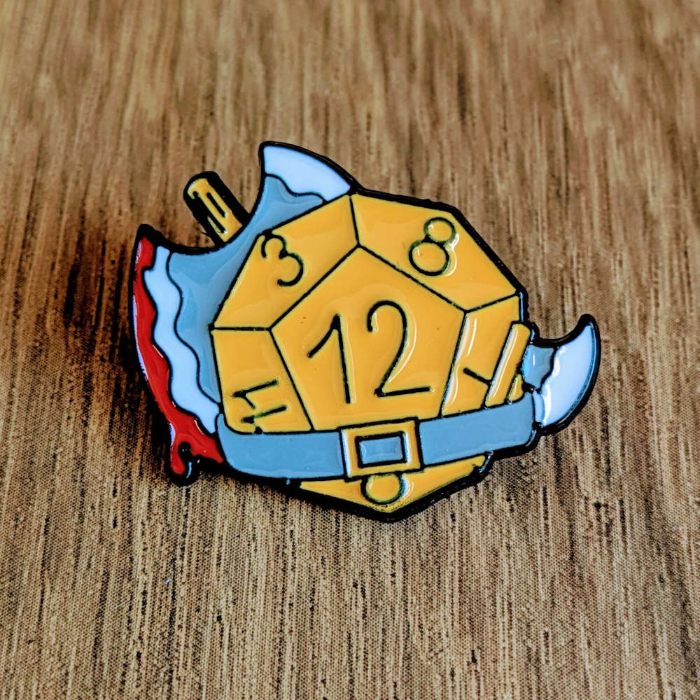 D12 Barbarian DND pin