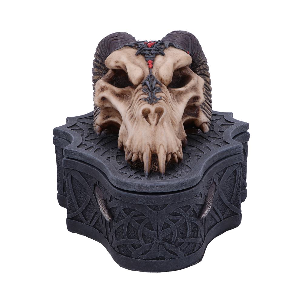 Dragon Skull Box by Monte Moore