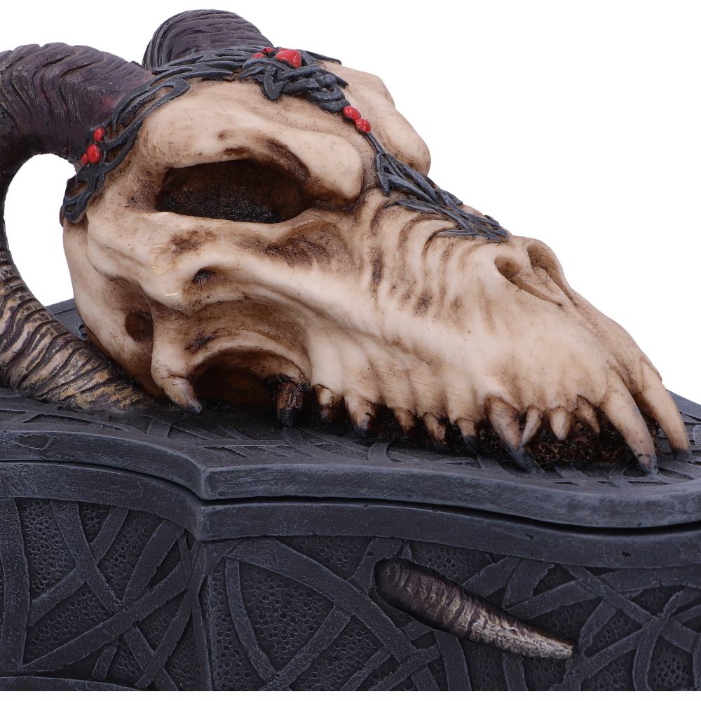 Dragon Skull Box by Monte Moore