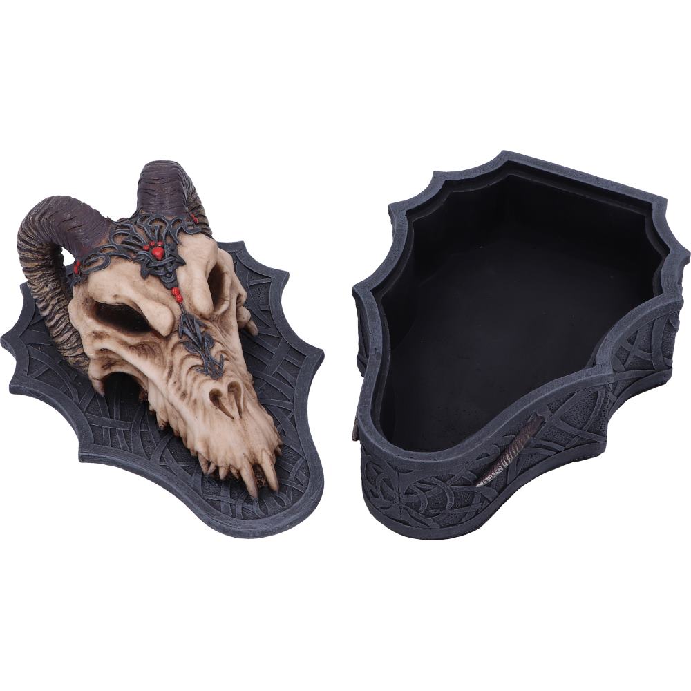 Dragon Skull Box by Monte Moore