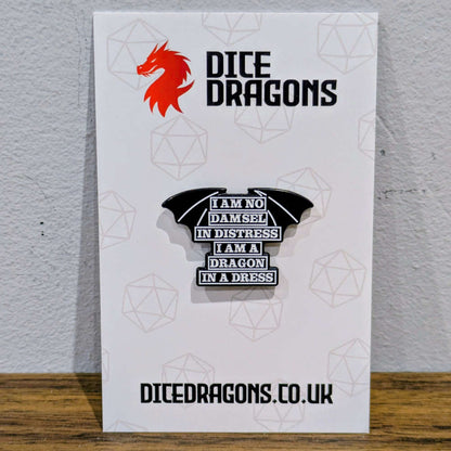 Damsel in Distress Pin