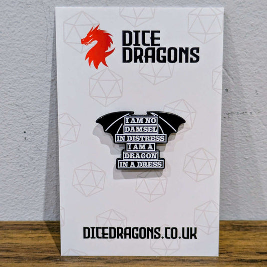Damsel in Distress Pin