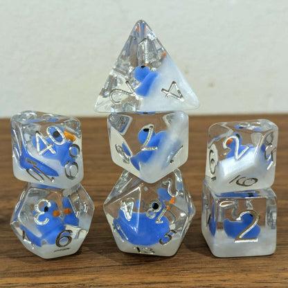 Dark Blue Rubber Duck Dice
