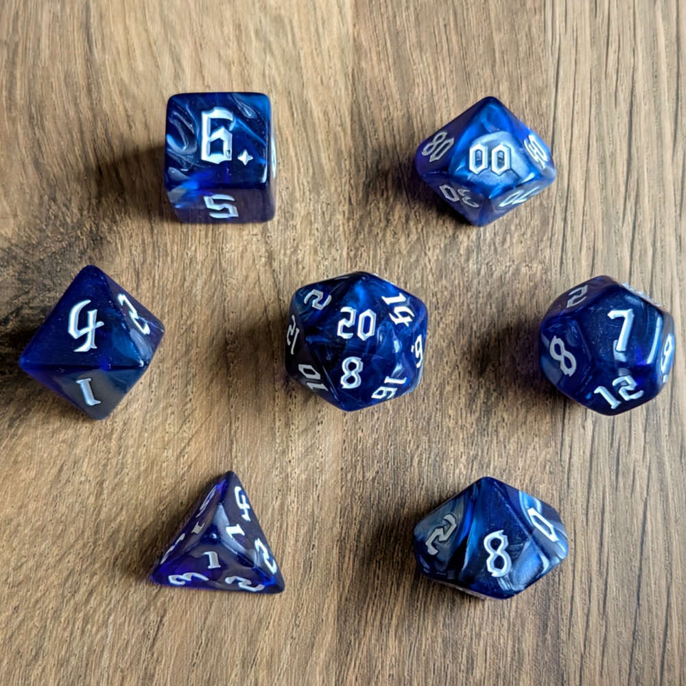 Deepwater Noir Dice Set