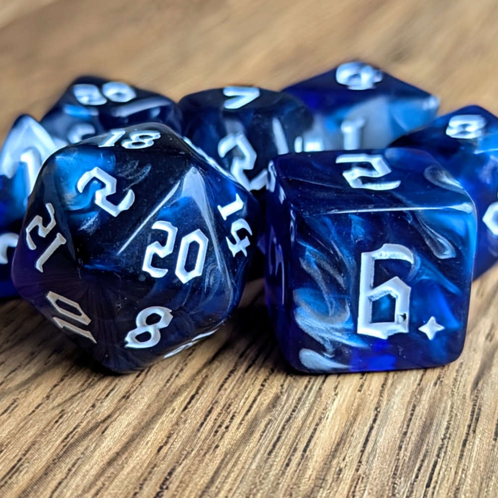Deepwater Noir Dice Set