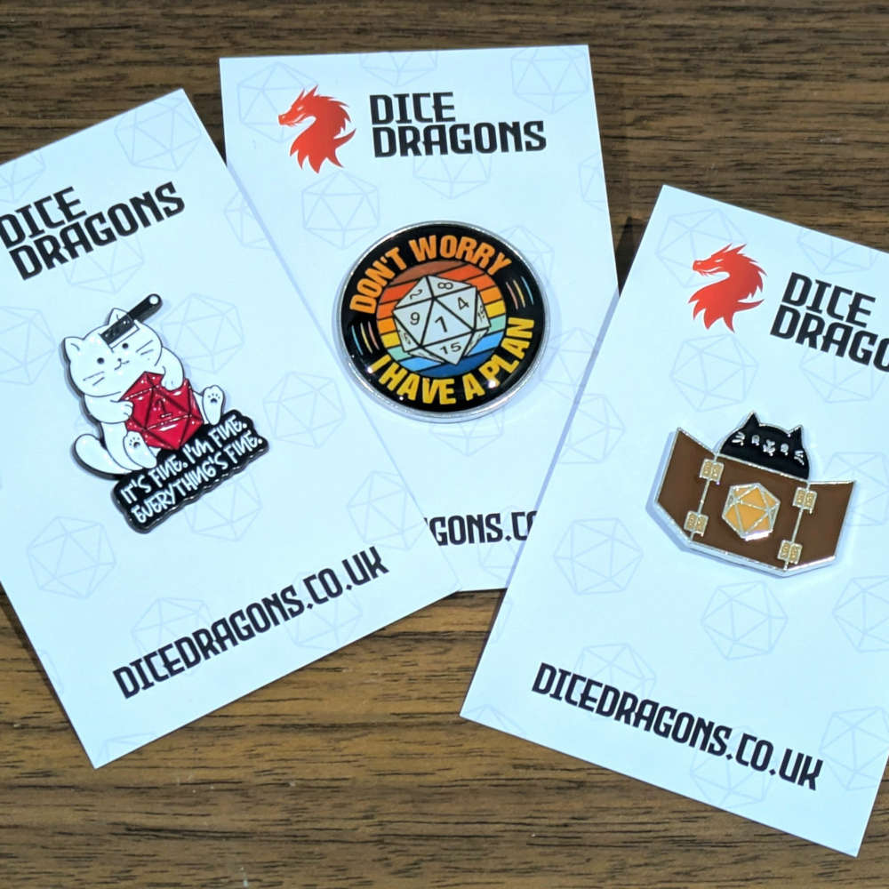 Mystery D&D Pins