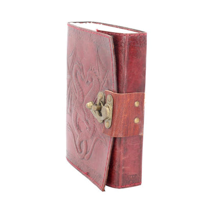 Dragon Leather Embossed Journal with Lock