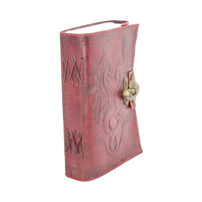 Dragon Leather Embossed Journal with Lock