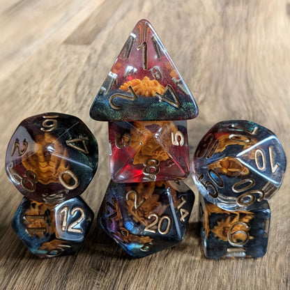 Dragon Mask Dice Set