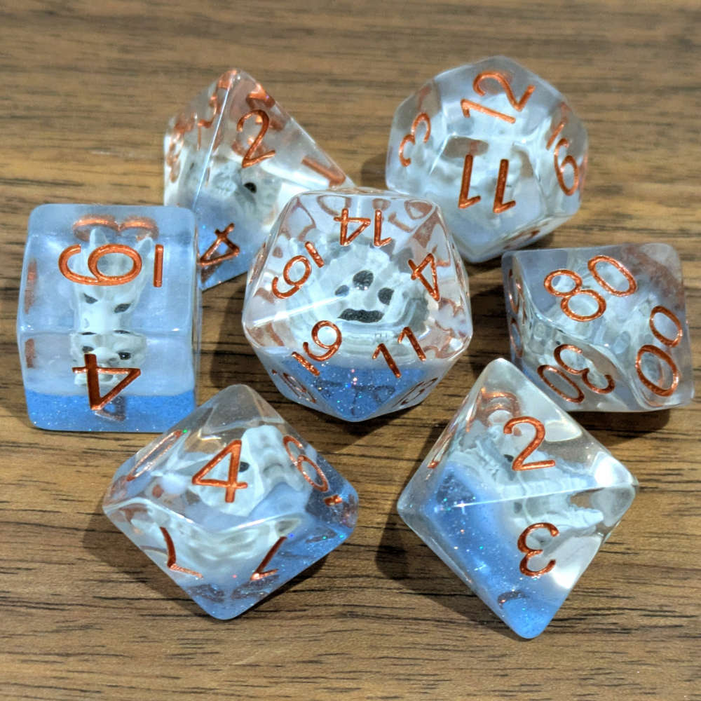 Dragon Skull Dice Set