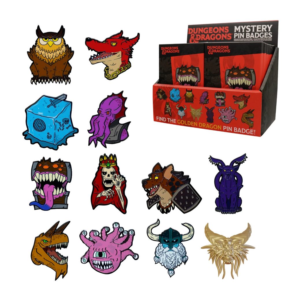 Dungeons & Dragons Mystery Pin Blind Boxes