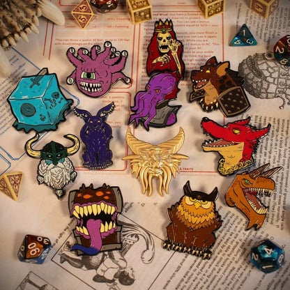 Dungeons & Dragons Mystery Pin Blind Boxes