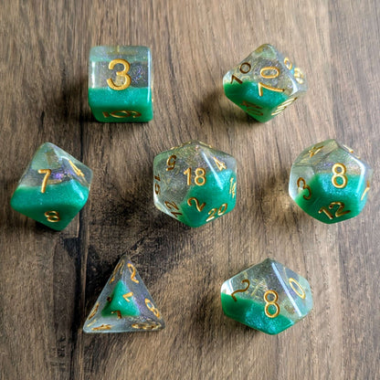 Emerald Sands Dice Set