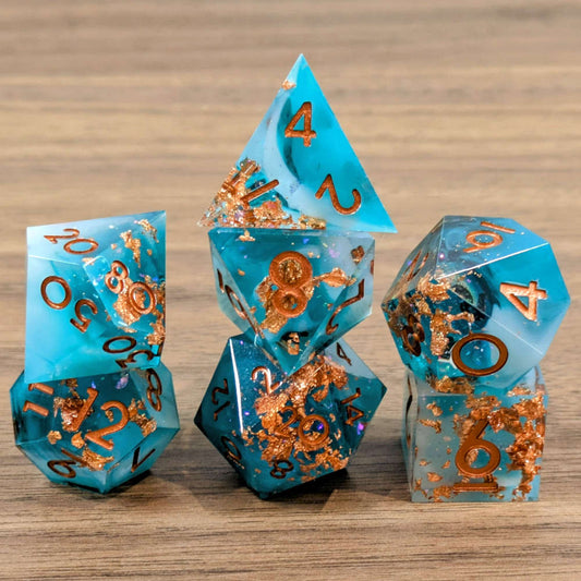 Ethereal Sparkle Sharp Edge Dice