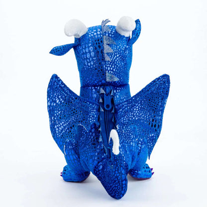 Blue FanRoll Dragon Dice Plush