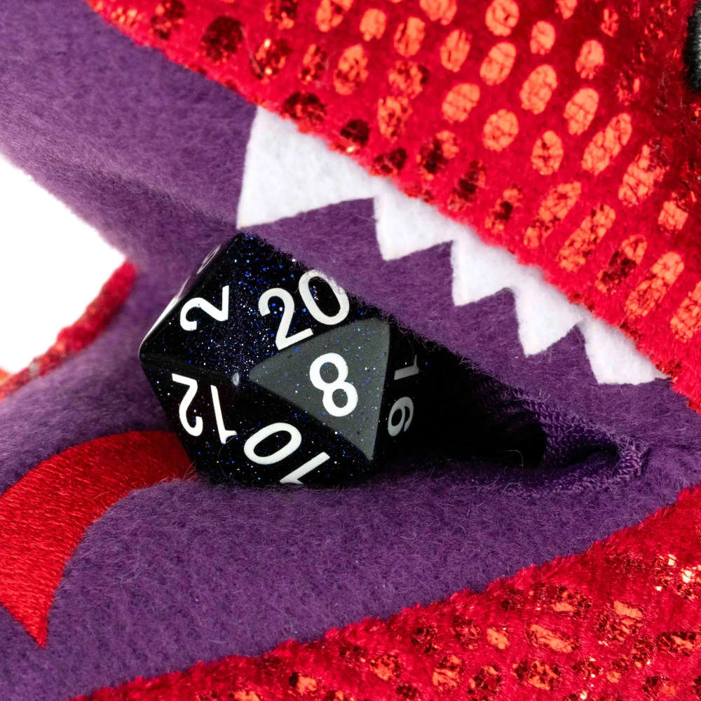 Red FanRoll Dragon Dice Plush