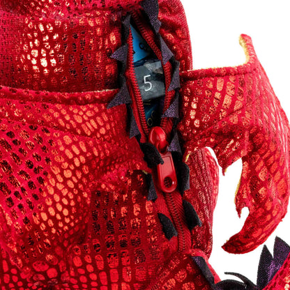 Red FanRoll Dragon Dice Plush