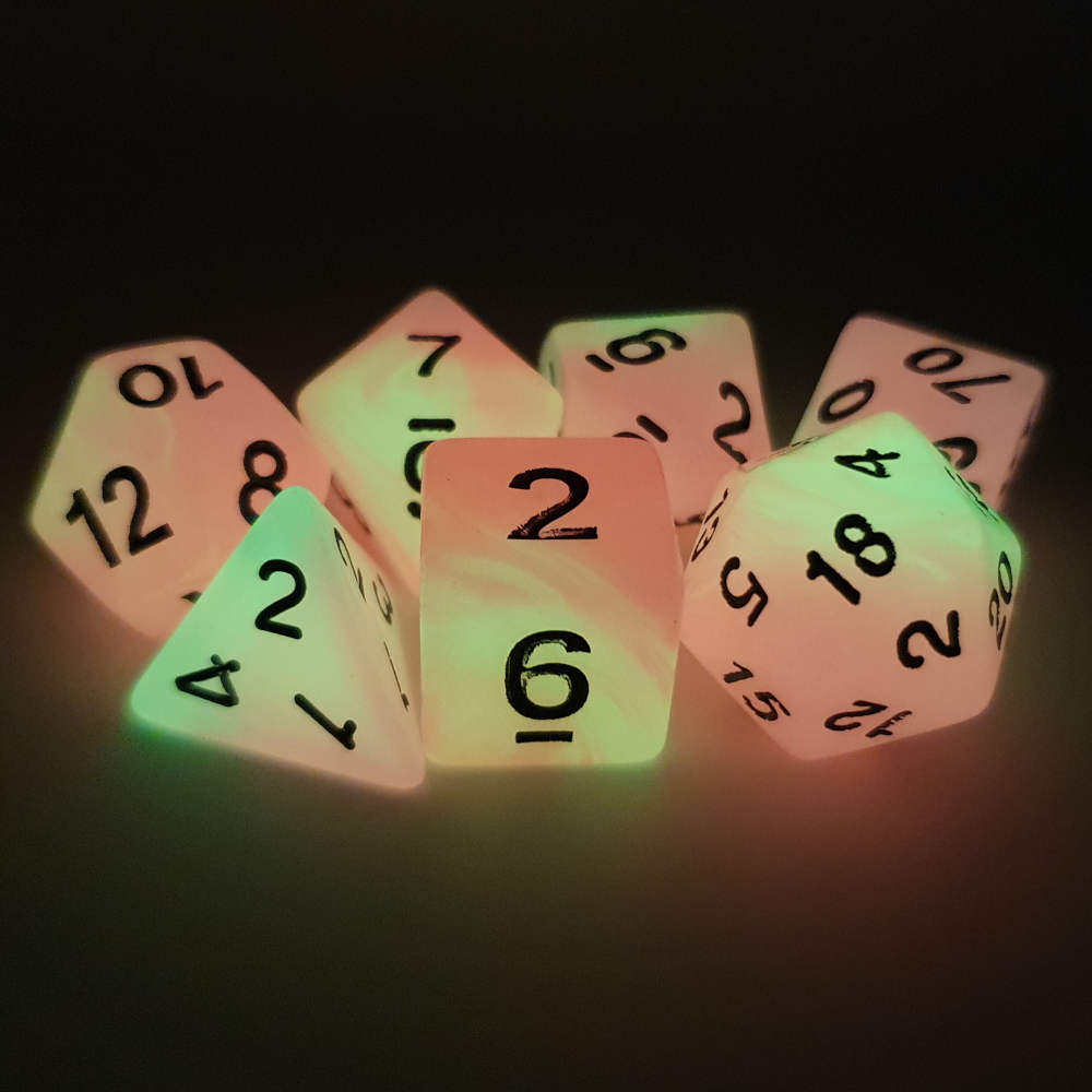 Glow in the Dark Dice