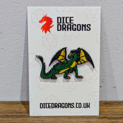Green Chromatic Dragon Pin