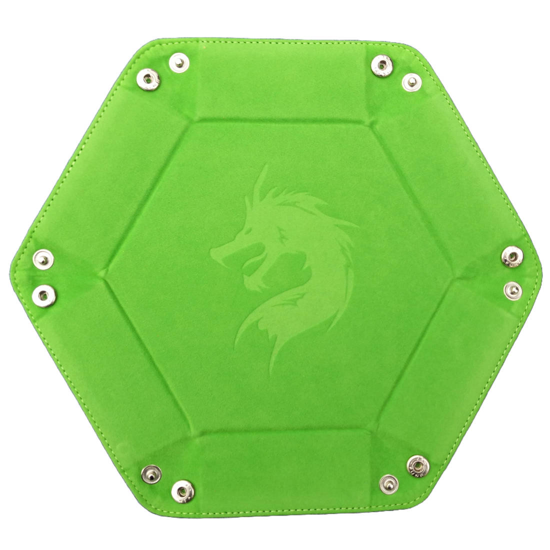 Dragon Dice Tray Folding Hexagon green