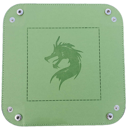 Dragon Dice Tray Folding Square green