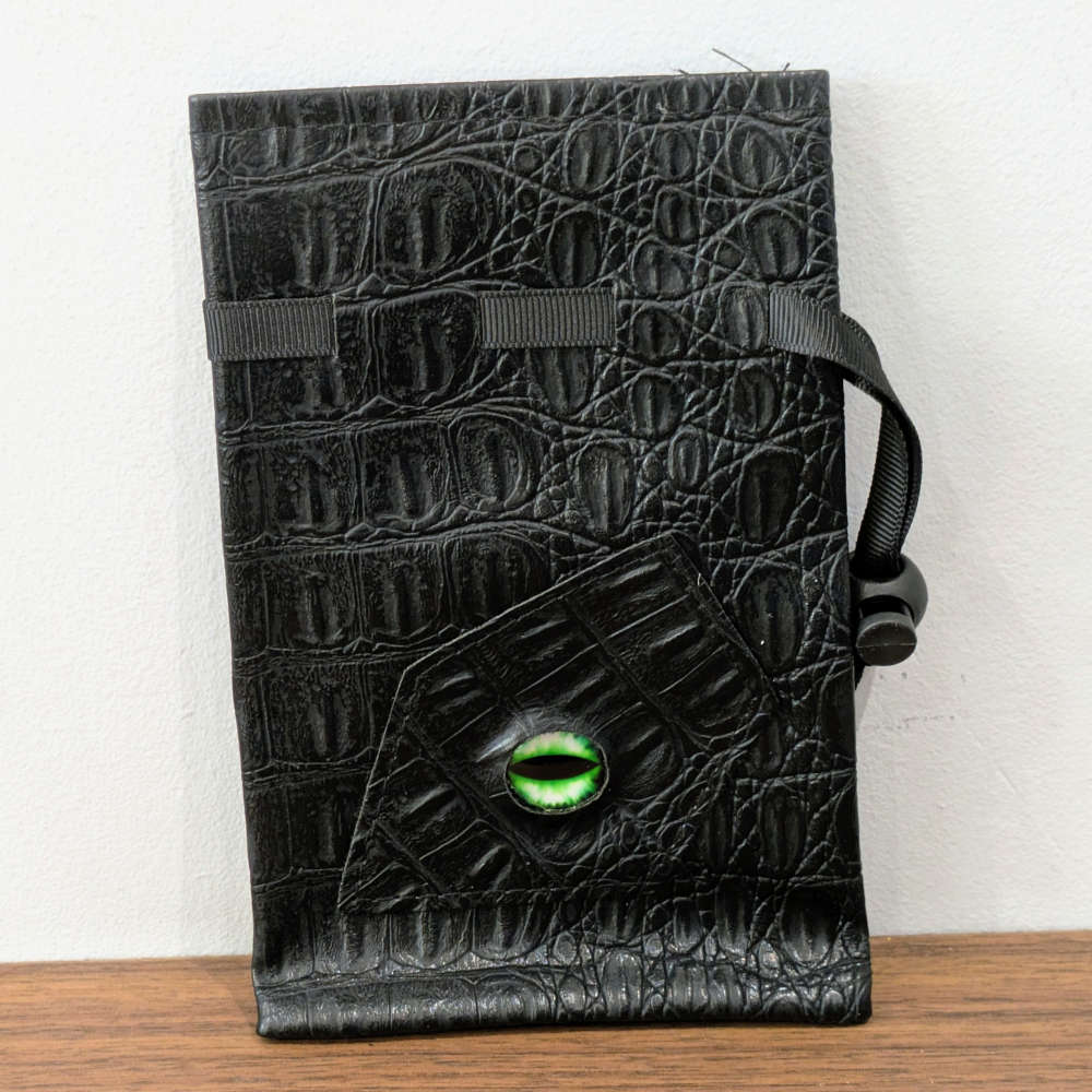 Green Dragon Eye Dice Bag