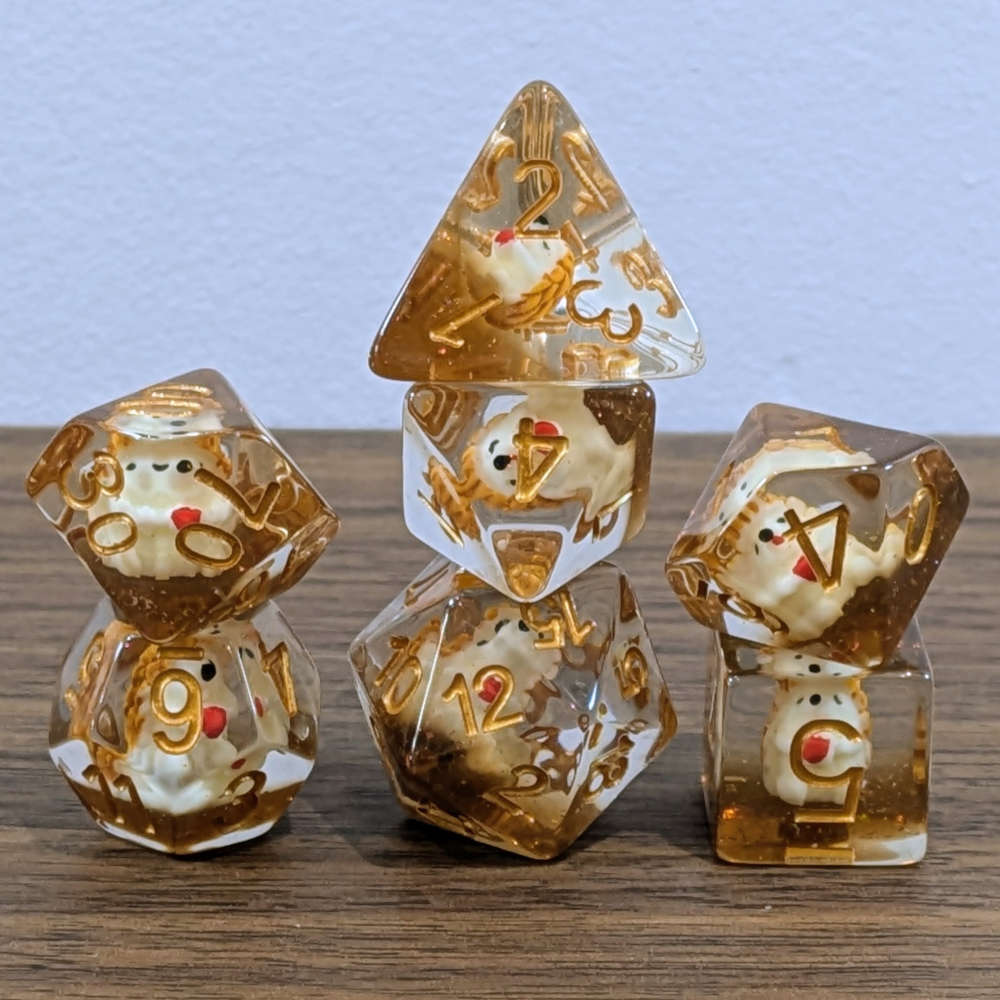 Hedgehog Dice Set
