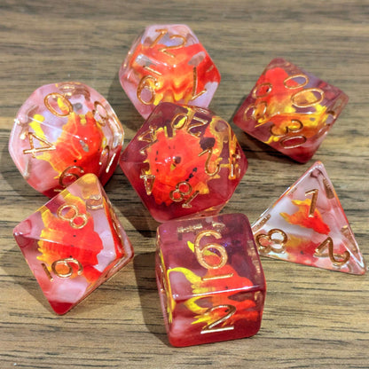 Inferno Dragon Dice Set