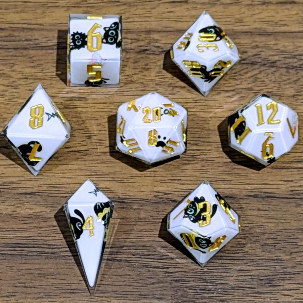 Kitten Sharp Edge Dice
