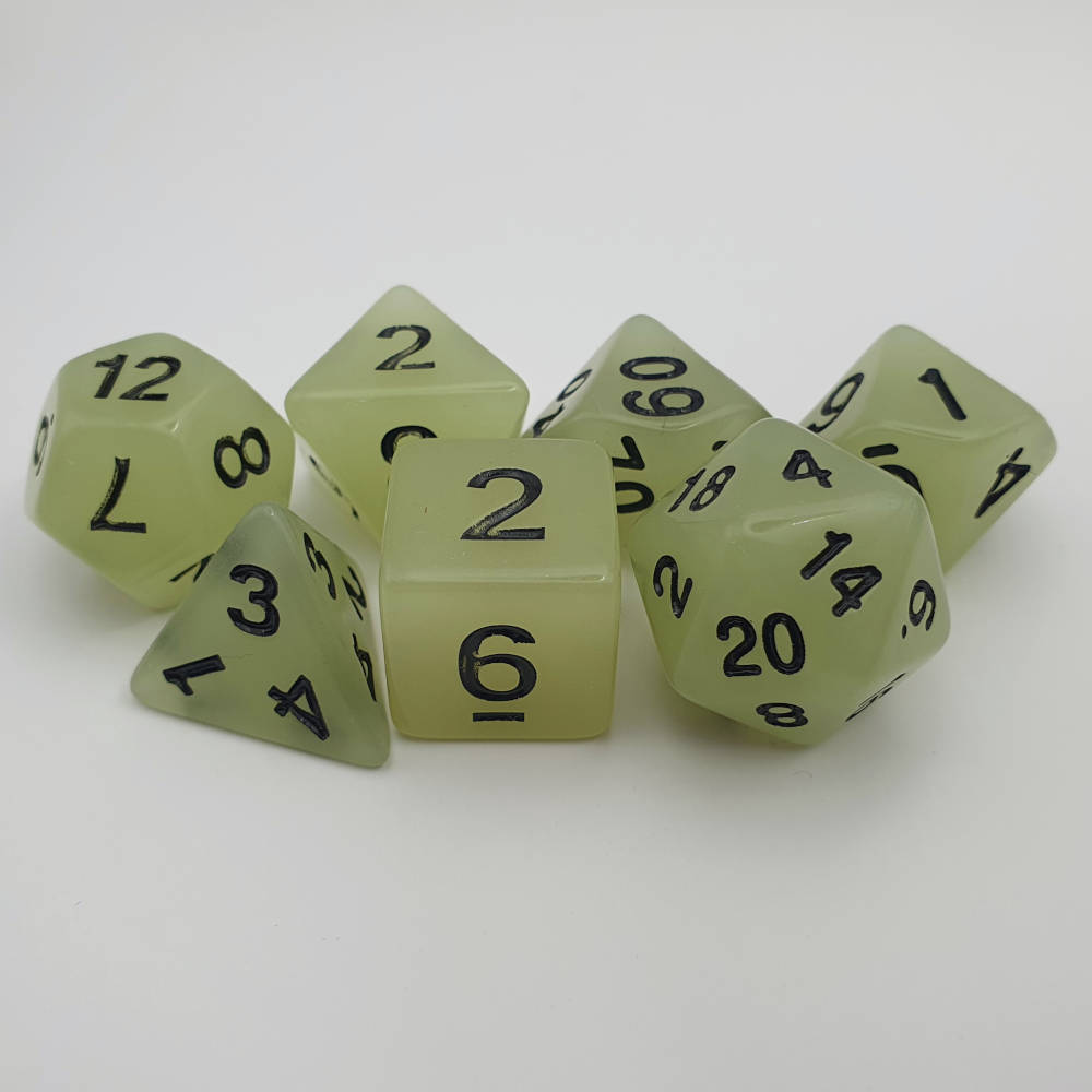 Glow in the Dark Dice