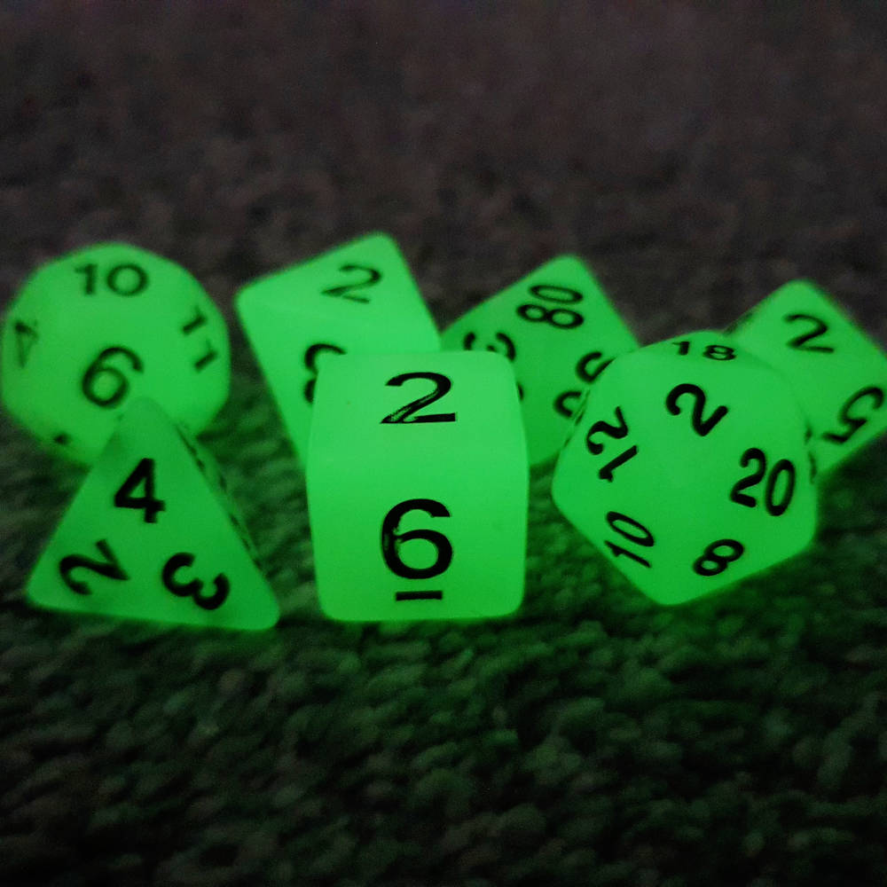 Glow in the Dark Dice