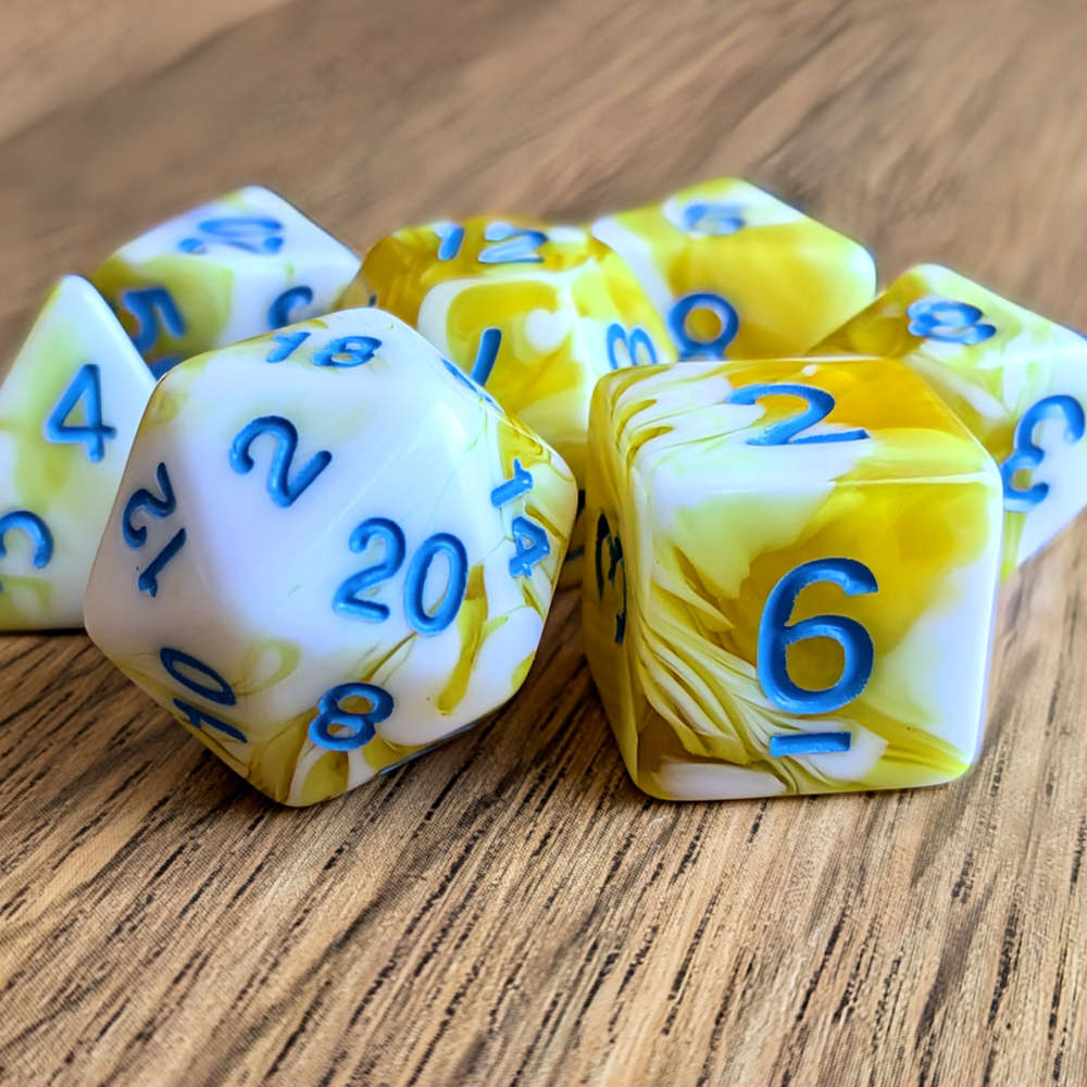Lemon Pudding Dice Set