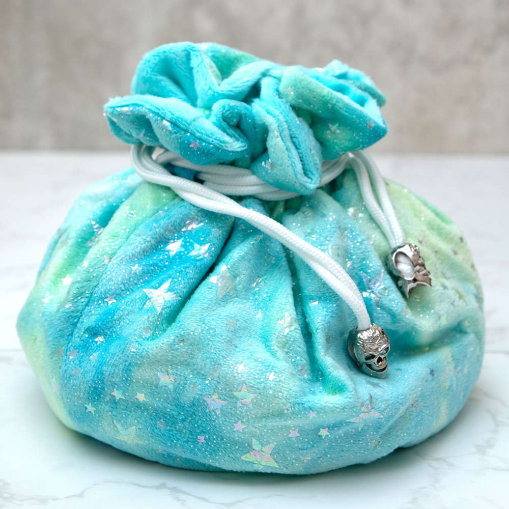 Light Blue Starlight Dice Bag