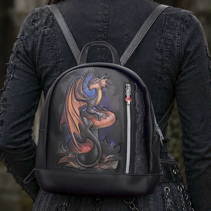 Mushroom Dragon Backpack by Anne Stokes