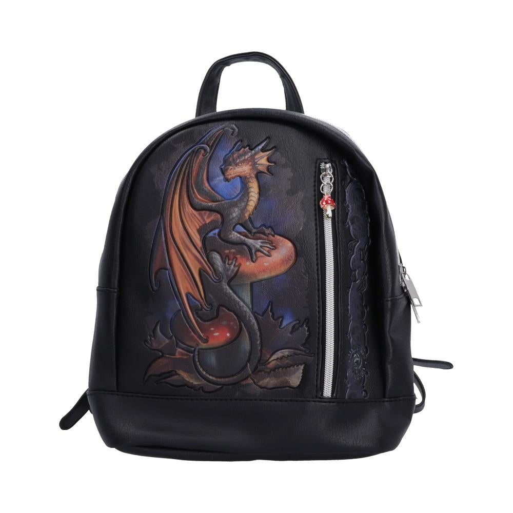Mushroom Dragon Backpack by Anne Stokes