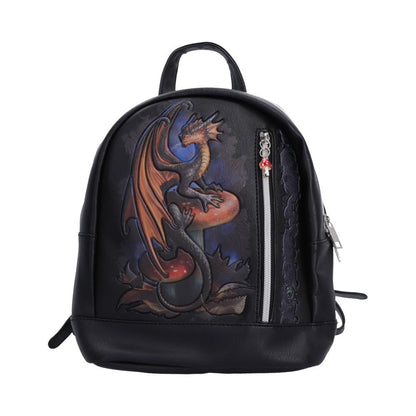 Mushroom Dragon Backpack by Anne Stokes