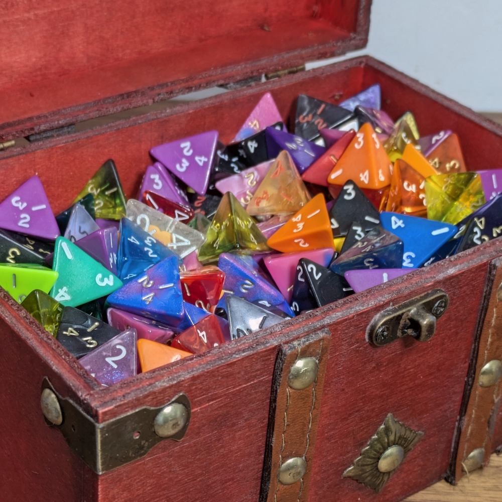 Mystery Bulk D4 Dice