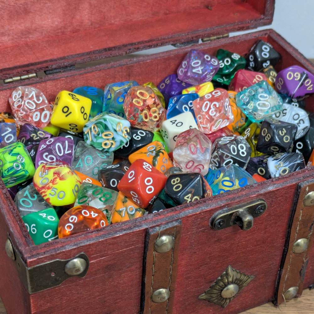 Mystery Bulk D% Dice