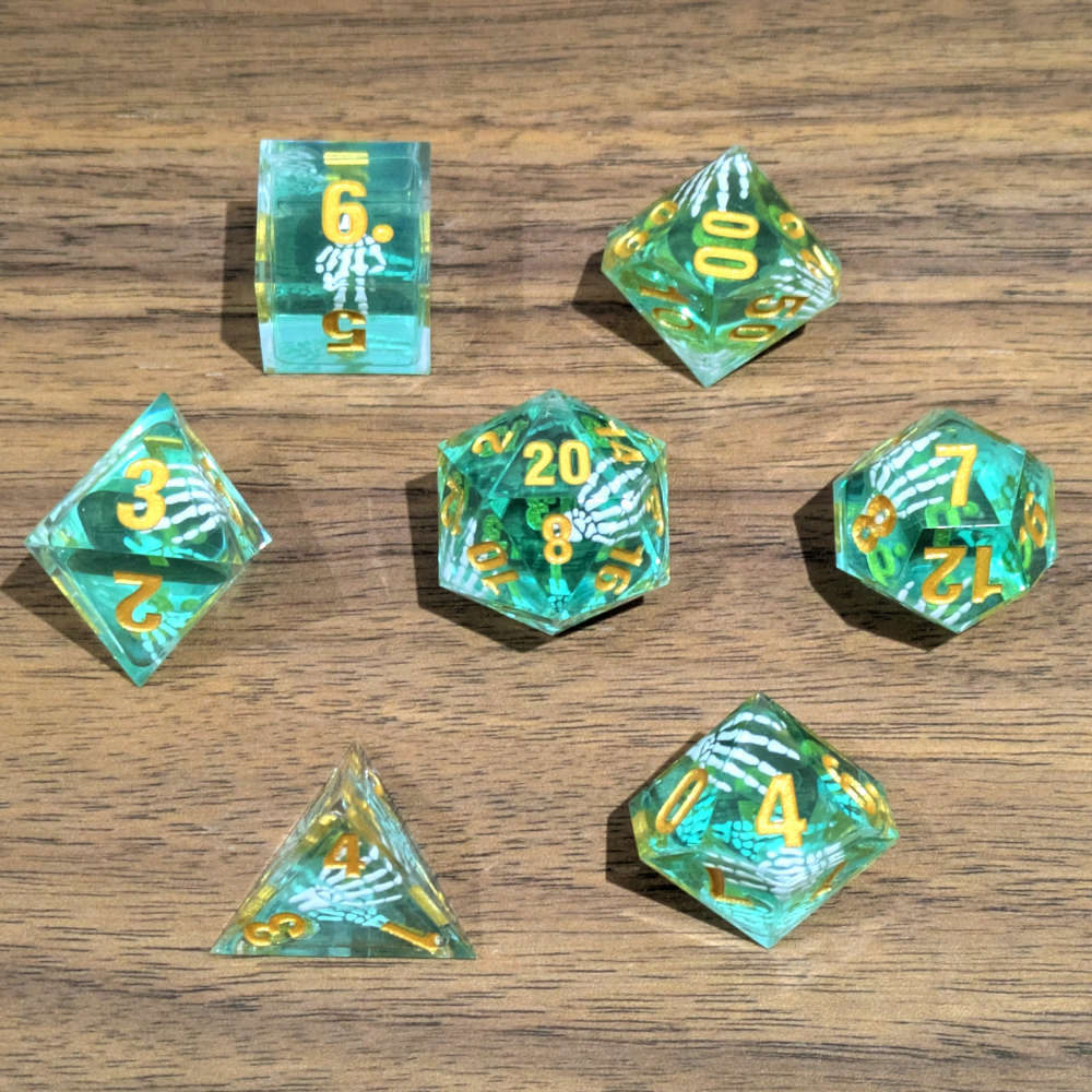 Necromantic Hands Sharp Edge Dice