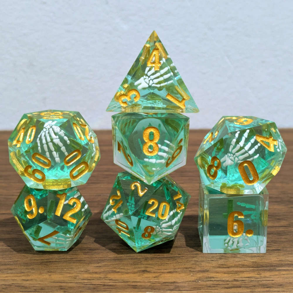 Necromantic Hands Sharp Edge Dice