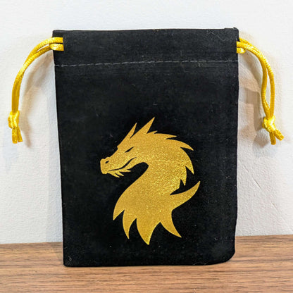 Gold Dragon Dice Bag