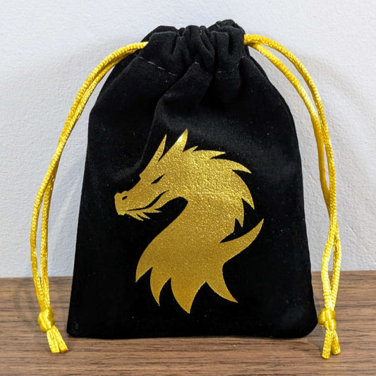 Gold Dragon Dice Bag