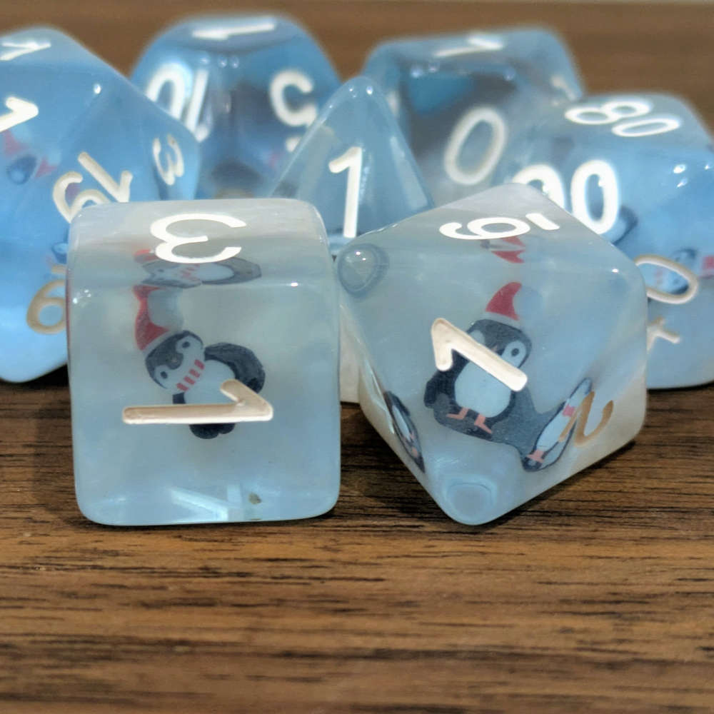 Penguin Luck Dice Set