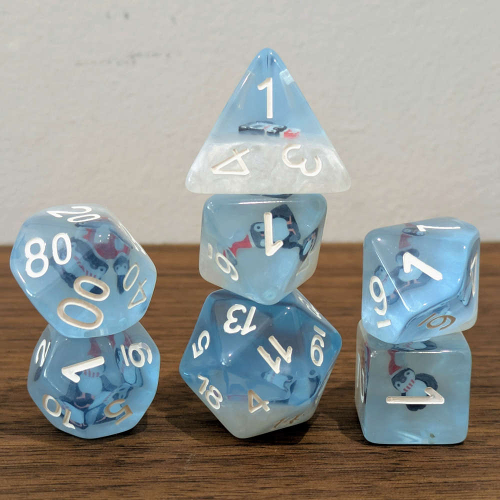 Penguin Luck Dice Set