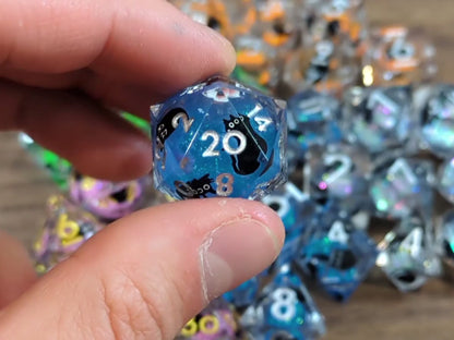 Black Cat Liquid Core Dice