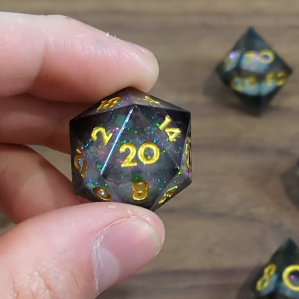 Regal Glimmer Liquid Core Dice