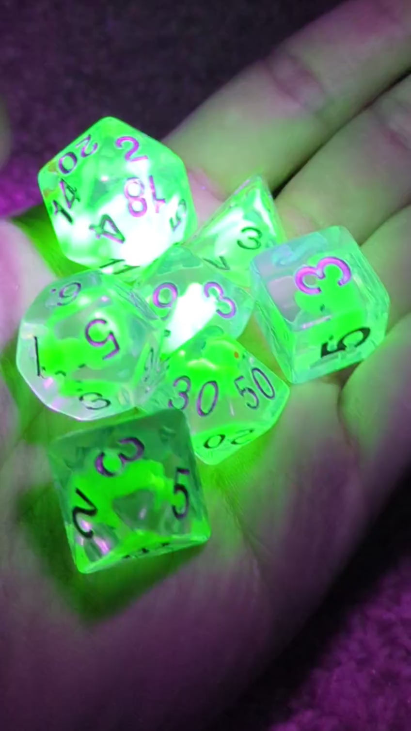 Glow in the Dark Duck Dice
