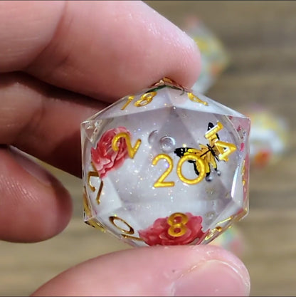 Rose Garden Liquid Core Dice